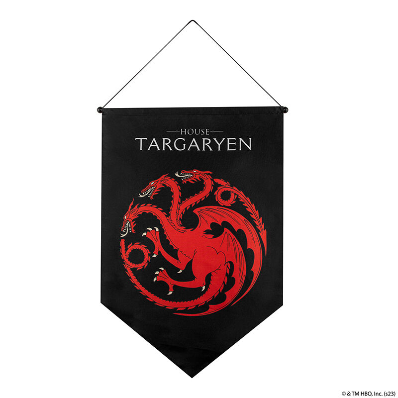 Estandarte Casa Targaryen (Sigilo) 55x100 cm