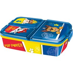 Fiambrera multiple Patrulla Canina Pup Power 3 compartimentos