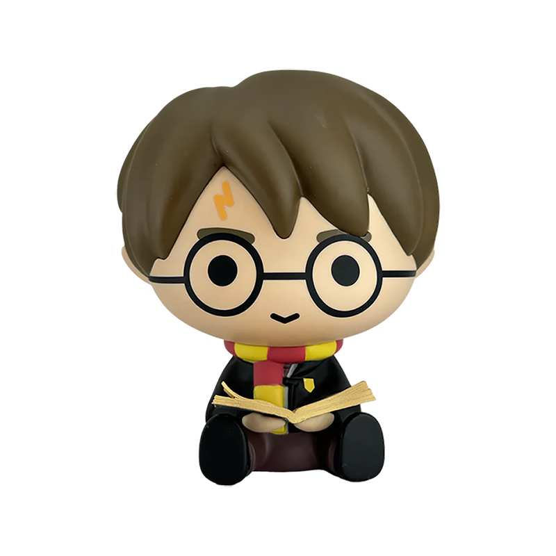 Hucha Chibi Harry Potter con libro de hechizos 16 cm