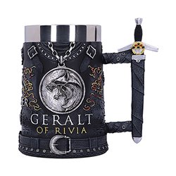 Jarra de Cerveza Geralt de Rivia 15,5 cm