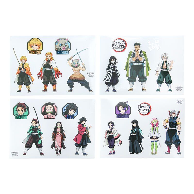 Pegatinas para gadgets Demon Slayer personajes