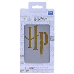 Plantilla stencil de pastel Harry Potter (HP Logo) grande