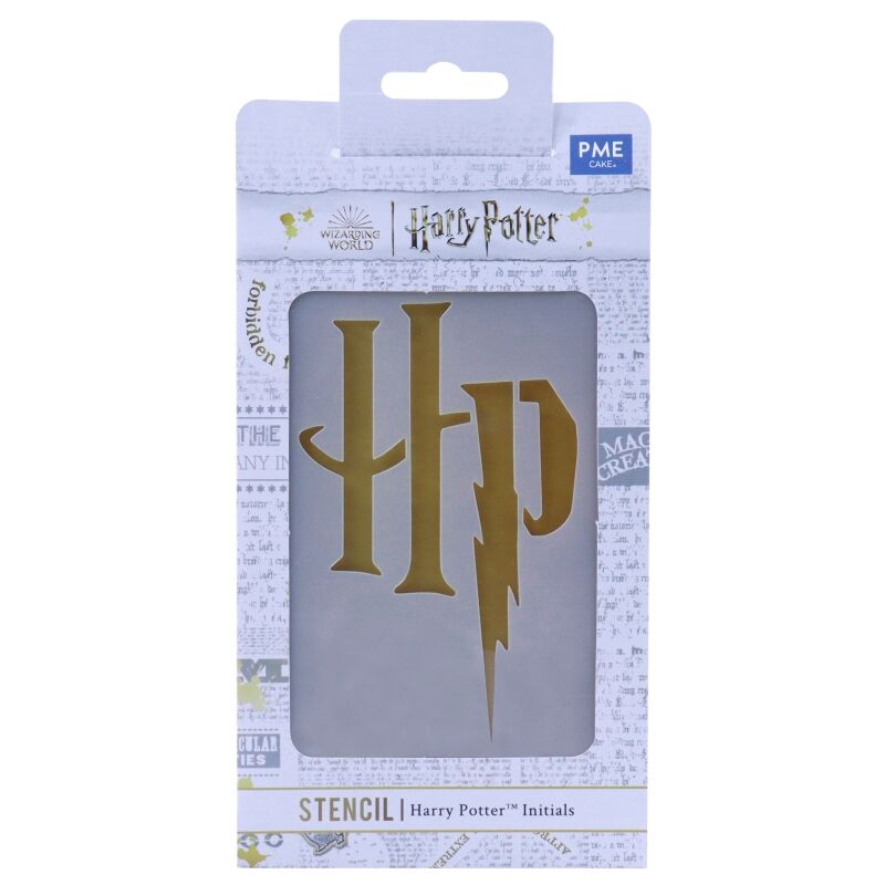 Plantilla stencil de pastel Harry Potter (HP Logo) grande