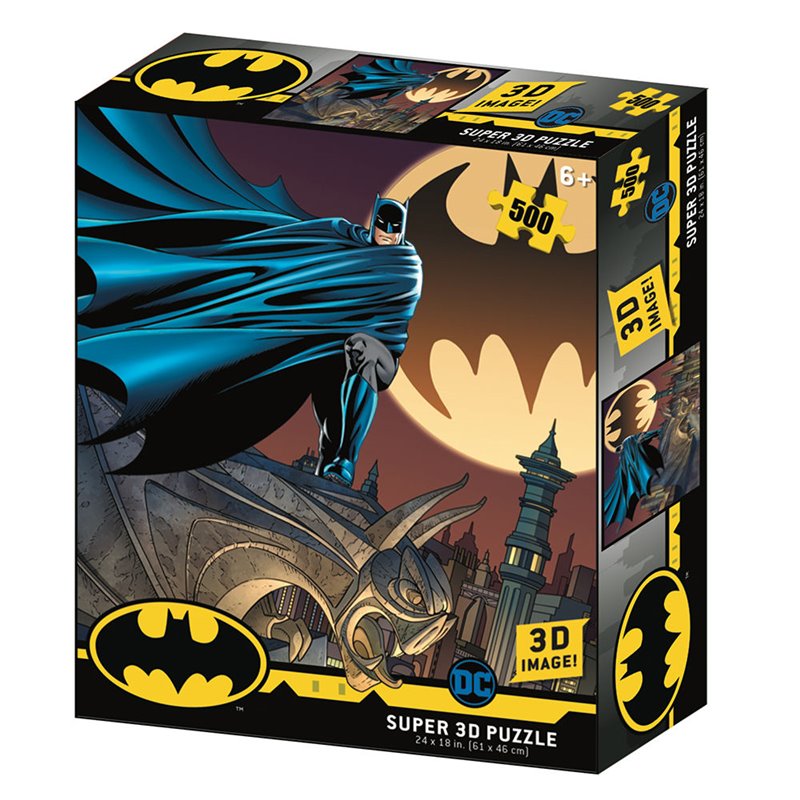 Puzzle lenticular DC Comics Batseñal 500 piezas