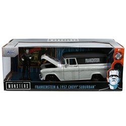 Set de figura y coche Frankenstein Chevy Suburban 1957