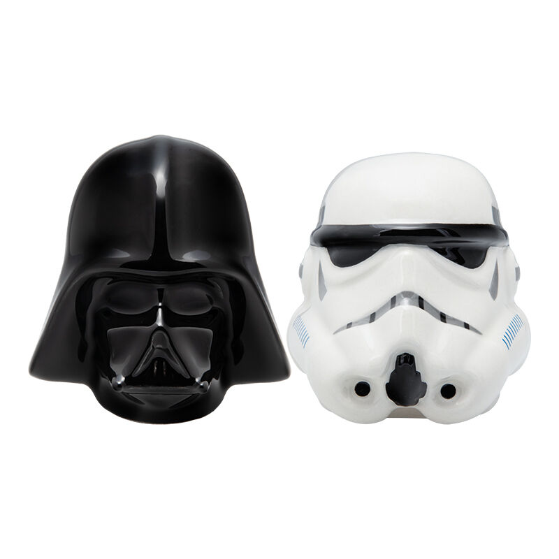 Set salero y pimentero Darth Vader y Stormtrooper 7 cm