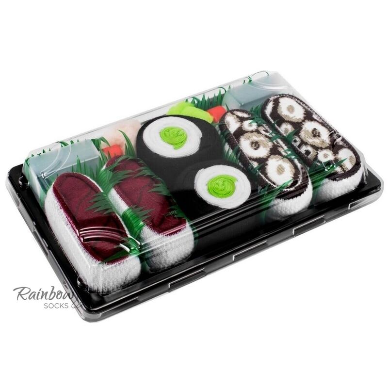 Sushi de calcetines Makis de Atún, Pulpo y Pepino Talla L (41-46)