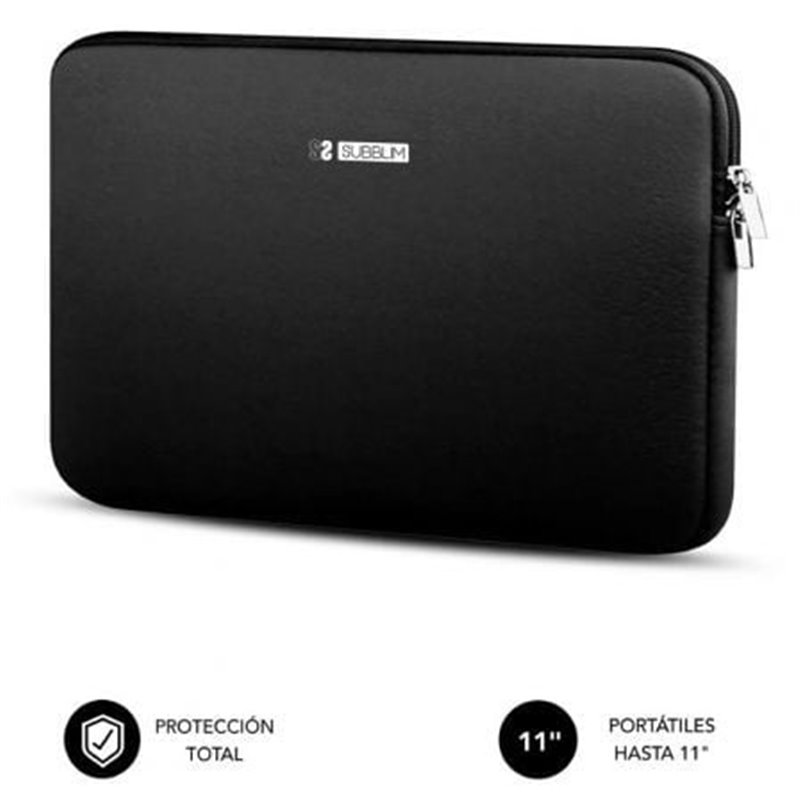 Funda Subblim Business Laptop Sleeve Neoprene para Port�tiles hasta 11.6"/ Negra