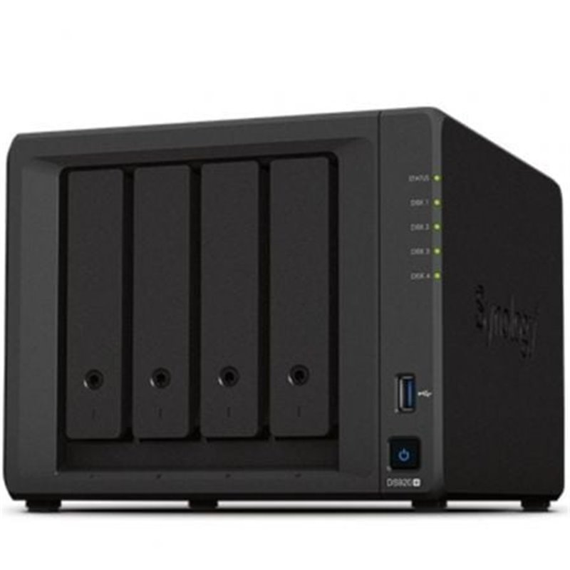 NAS Synology Diskstation DS920+/ 4 Bah�as 3.5"- 2.5"/ 4GB DDR4/ Formato Torre