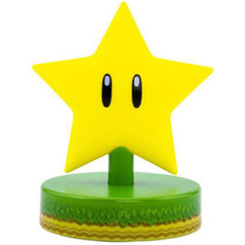 LAMPARA ICONS ESTRELLA SUPER MARIO BROS 12CM