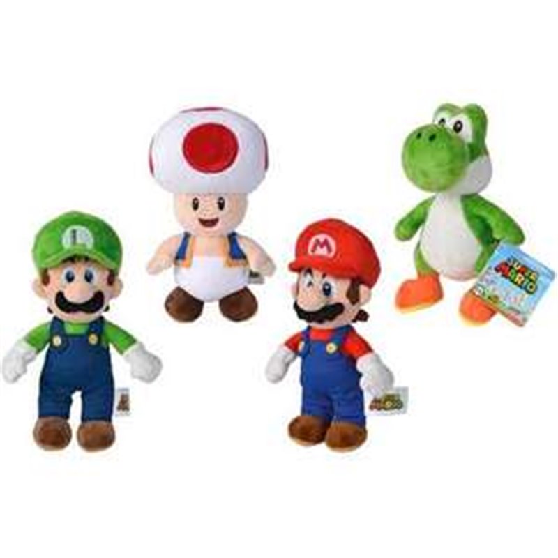 PELUCHES SUPER MARIO 20CM 4 S