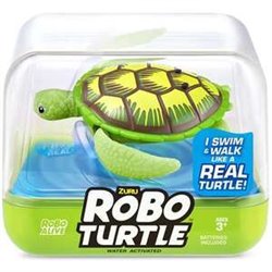 FIGURA TORTUGA ROBOTURTLE, NADA Y CAMINA 7X9X9CM - MODELOS SURTIDOS