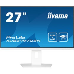 iiyama G-MASTER XUB2797QSN-W2 pantalla para PC 68,6 cm (27") 2560 x 1440 Pixeles 4K Ultra HD LED Blanco