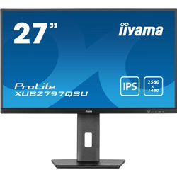 iiyama ProLite XUB2797QSU-B2 pantalla para PC 68,6 cm (27") 2560 x 1440 Pixeles 4K Ultra HD LED Negro