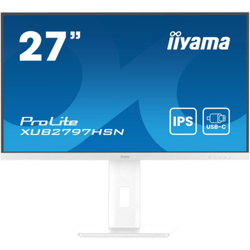 iiyama ProLite XUB2797HSN-W2 pantalla para PC 68,6 cm (27") 1920 x 1080 Pixeles Full HD LED Blanco