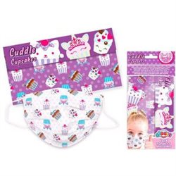 PACK FUNDA+5 MASCARILLAS CUPCAKES