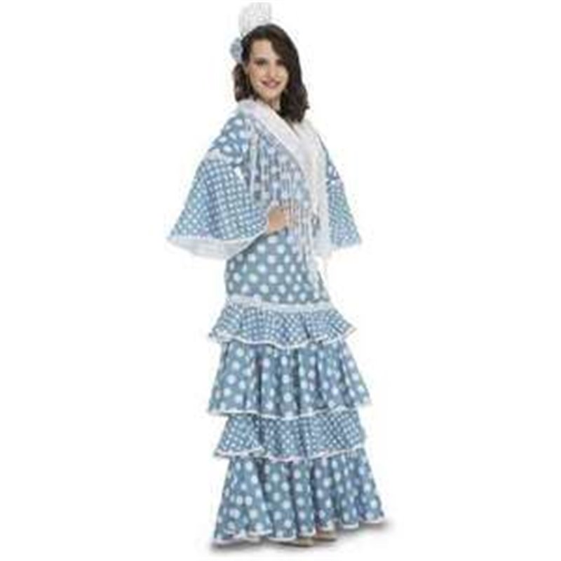 DISFRAZ FLAMENCA HUELVA VESTIDO (NO INCLUYE MANTONCILLO) TALLA  M/L