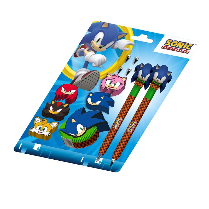 Blister papeleria Sonic the Hedgehog