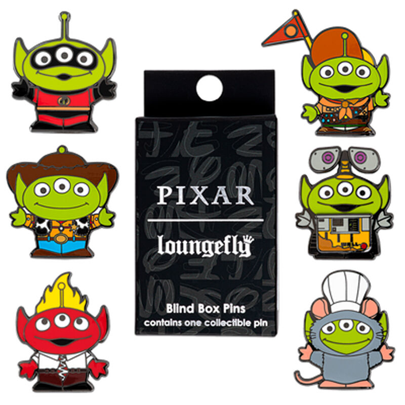 Blind Box Mystery Enamel Pin Alien Toy Story Disney Pixar Loungefly surtido