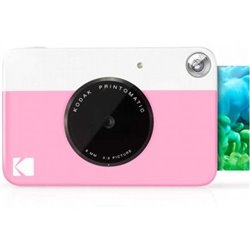 C�mara Digital Instant�nea Kodak Printomatic/ 5MP/ Tama�o Foto 2"x3"/ Rosa