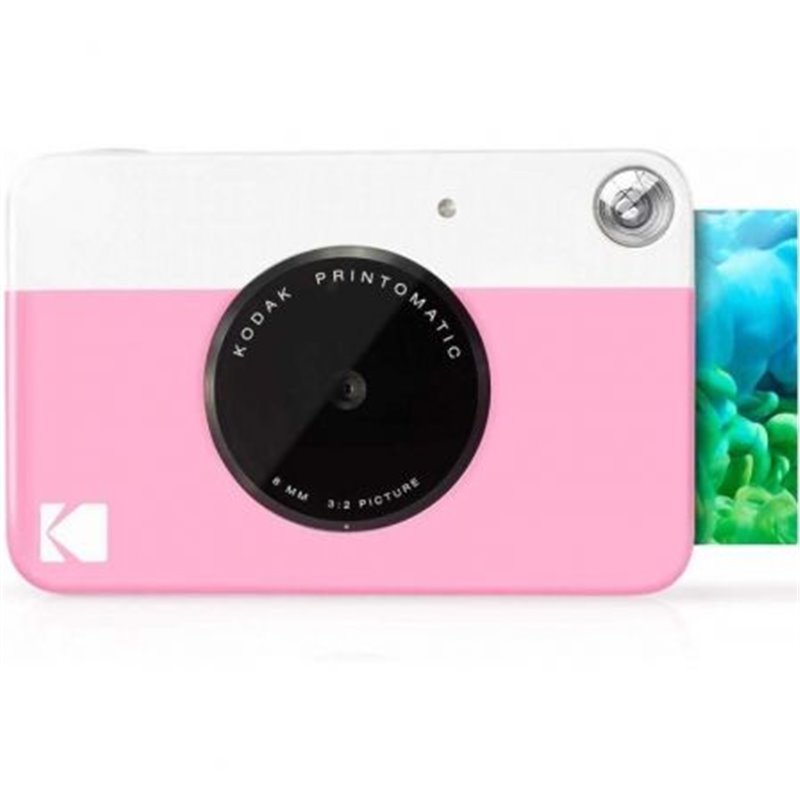 C�mara Digital Instant�nea Kodak Printomatic/ 5MP/ Tama�o Foto 2"x3"/ Rosa