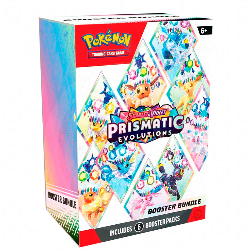 Juego cartas coleccionables Booster Bundle Evoluciones Prismaticas Pokemon español