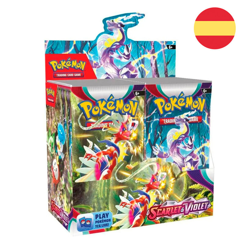 Sobre juego cartas coleccionables Scarlet & Violet Pokemon surtido