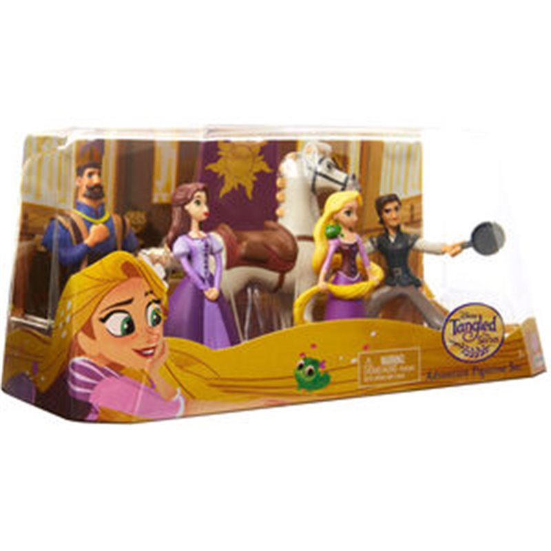 BLISTER SET FIGURAS RAPUNZEL DISNEY