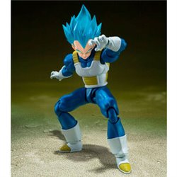 FIGURA S.H. FIGUARTS SUPER SAIYAN GOD SUPER SAIYAN VEGETA UNWAVERING SAIYAN PRIDE DRAGON BALL SUPER 14CM