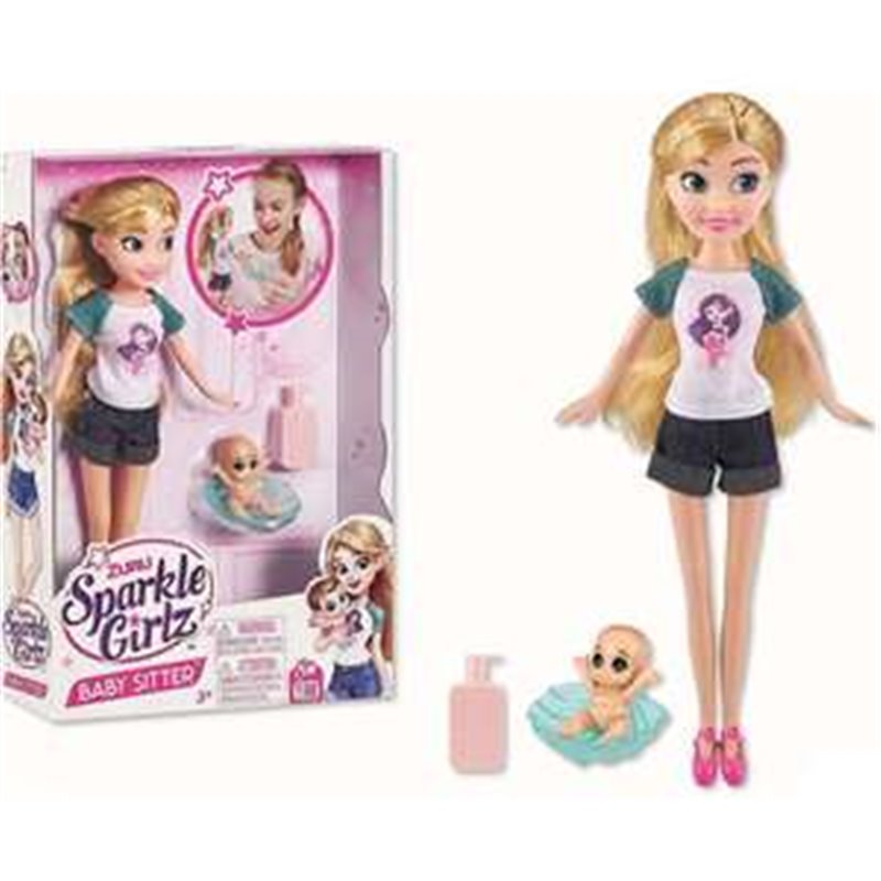 MUÑECA SPARKLE BABY SITTER 26 CM