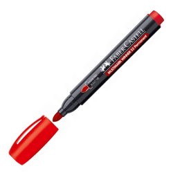 MARCADOR MULTIMARK WINNER 23 ROJO PUNTA CÓNICA Y SIN CLIP FABER CASTELL 453323