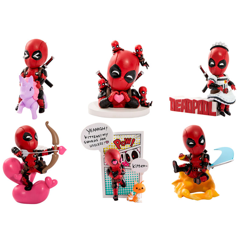 Figura sorpresa Hero Box Deadpool Marvel surtido