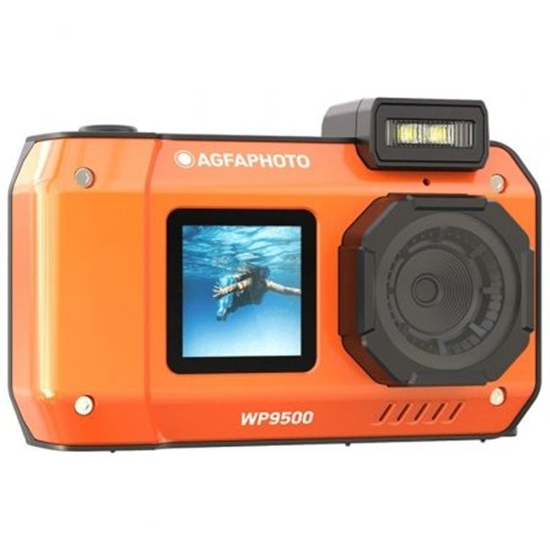 C�mara Digital Deportiva AgfaPhoto Realishot WP9500/ 24MP/ Naranja