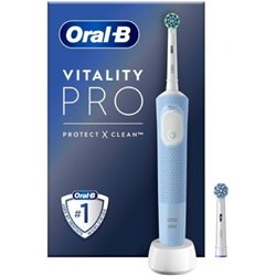 Cepillo Dental Braun Oral-B Vitality Pro/ Incluye 1 recambio/ Azul