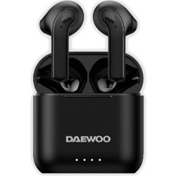 Auriculares Bluetooth Daewoo DW2020 con estuche de carga/ Autonom�a 5h/ Negros