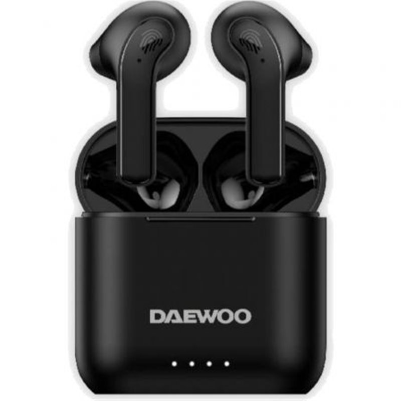 Auriculares Bluetooth Daewoo DW2020 con estuche de carga/ Autonom�a 5h/ Negros