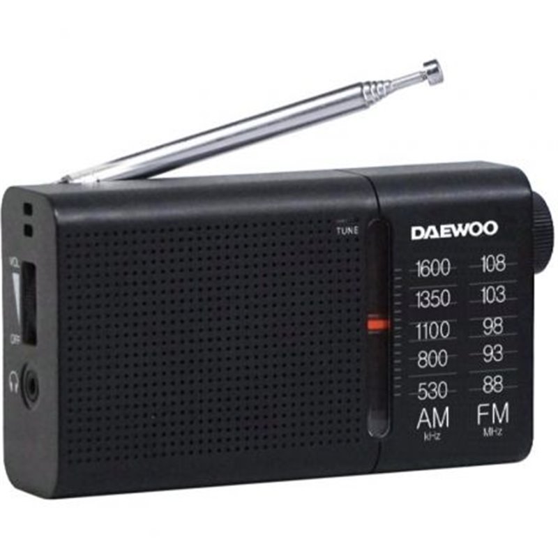 Radio Port�til Daewoo DW1119/ Negra