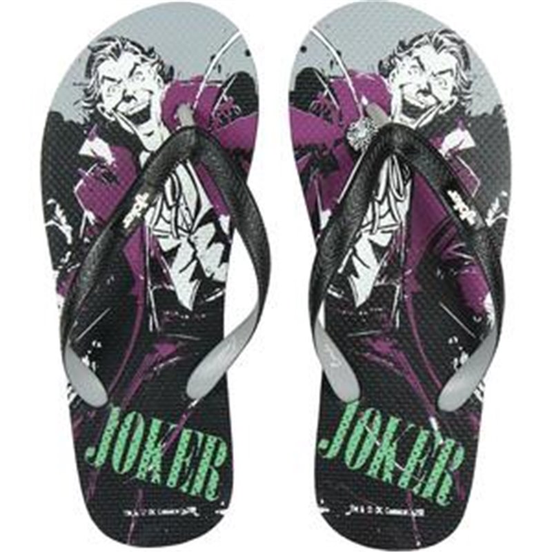 CHANCLAS PREMIUM BATMAN JOKER - NEGRO