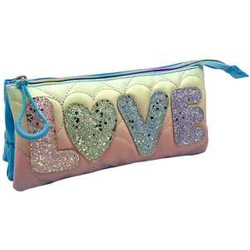 ESTUCHE TRIPLE BLIN-BLIN LOVE 11 X 23 X 5 CM.