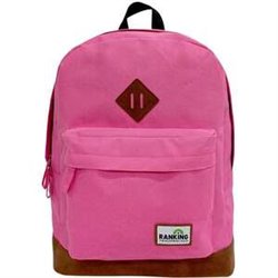 MOCHILA AMERICANO RANKING ROSA CHICLE 42 X 30 X 14 CM.