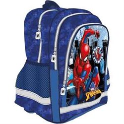 SPIDERMAN MOCHILA DOBLE COMPARTIMENTO ADAPTABLE A CARRO 41,5 X 30 X 17 CM.