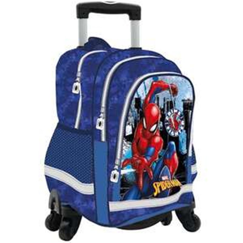 SPIDERMAN MOCHILA DOBLE COMPARTIMENTO ADAPTABLE  41,5 X 30 X 17 CM.