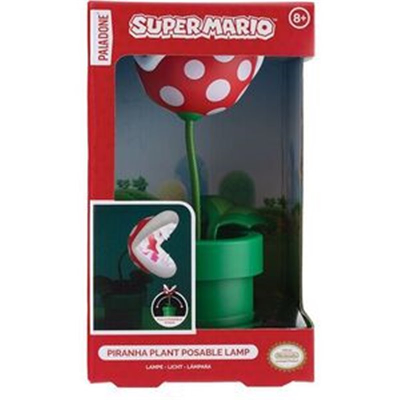 LAMPARA PLANTA PIRAÃ±A SUPER MARIO BROS