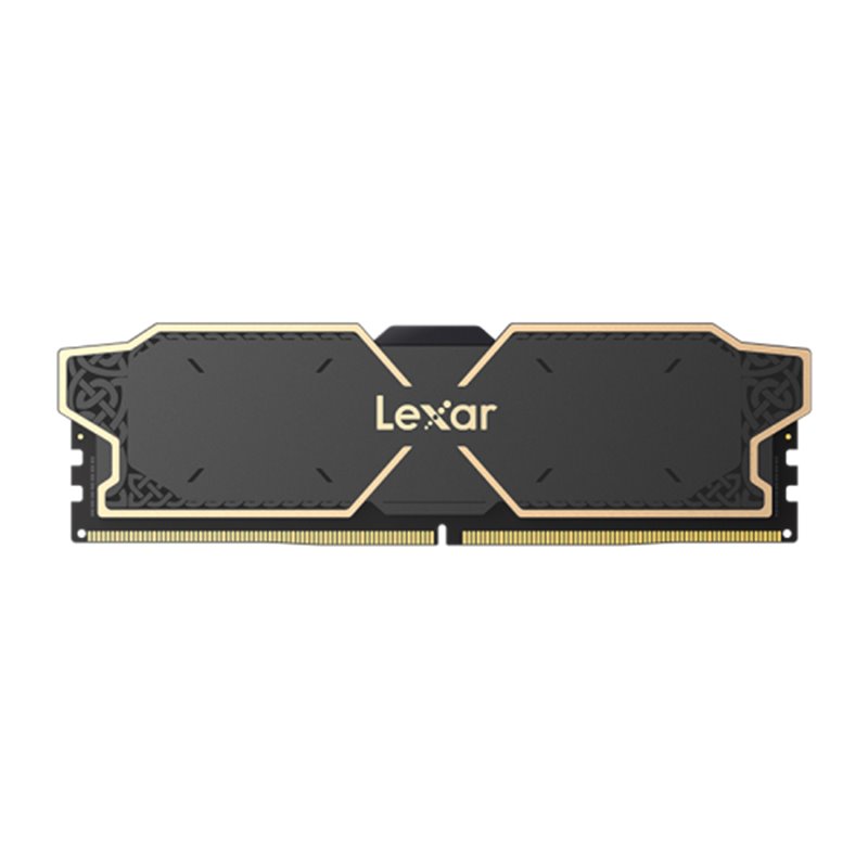 LEXAR MEMORIA THOR DDR5 32GB (2X16GB)   6000 CL32 1.3V  HEATSINK DUAL PACK BLACK  LD5U16G60C32LG-RGD