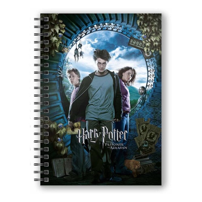 Libreta Efecto 3D Poster Harry Potter y el Prisionero de Azkaban