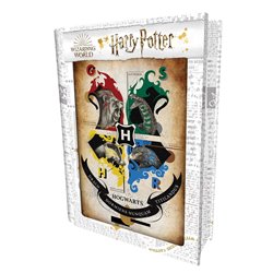 Puzzle con lata lenticular Harry Potter 4 Casas