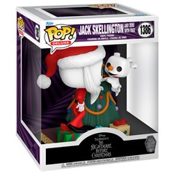 Figura POP 1386 Deluxe Disney Pesadilla Antes de Navidad 30th Anniversary Jack Skellington and Zero