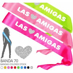 AMIGAS CORAZÓN BANDA HONORIFICA (BANDA 70)