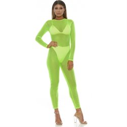 BODY DE MALLA MICRO NET MOCK NET - VERDE