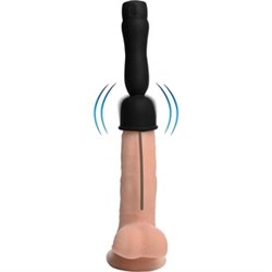 16X CABEZA PARA EL PENE CON SONDA URETRAL - NEGRO